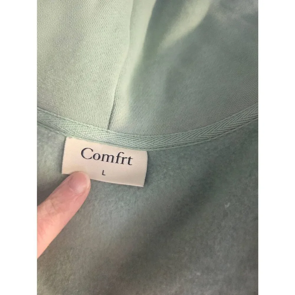 COMFRT Airplane Mode Travel Full Zip Hoodie Sz. L - Picture 6 of 12